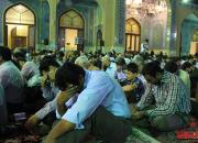 برگزاری مراسم شب وداع با ماه رمضان در گلزار شهدای قزوین