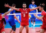 تیم ملی والیبال ایران ست اول را از میزبان برد