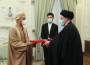 عکس/ دیدار وزیر خارجه عمان با رئیس جمهور
