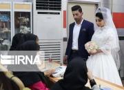 عروس و داماد سقزی زندگی را با شرکت در انتخابات شروع کردند
