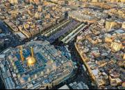 تصویر هوایی از نماز عید قربان در بین الحرمین
