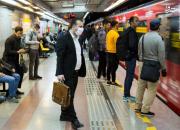 شلوغی ایستگاه‌های مترو در نخستین روز تعطیلی