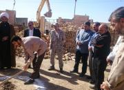 مراسم کلنگ زنی پروژه مسکونی حسینیان زنجان در منطقه زلزله زده سرپل ذهاب