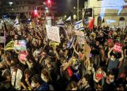 فیلم/ درگیری مخالفان نتانیاهو و پلیس صهیونیستی
