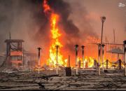 عکس/ گسترش آتش سوزی در سیسیل ایتالیا