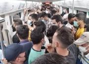 عکس/ وضعیت متروی تهران در روزهای سیاه کرونا
