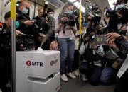 عکس/ ربات ضدعفونی کننده در مترو