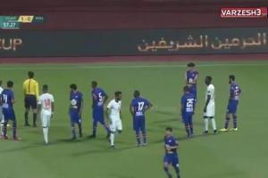 فیلم/ ورود مار به زمین فوتبال در لیگ عربستان