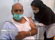 عکس/ واکسیناسیون افراد ۶۰ سال به بالا در کرمان