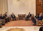 فیلم/ دیدار وزیر امور خارجه کشورمان با رئیس جمهور سوریه