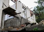 عکس/ خسارات رانش زمین در روستای لیلیم