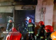 آتش‌سوزی گسترده در تیمچه بازار تهران