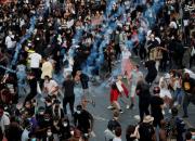 عکس/ باران گاز اشک‌آور بر سر مردم