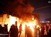 عکس/ کنسولگری ایران در نجف را چه کسی آتش زد؟