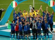 فیلم/ اهدای مدال و بالا بردن جام قهرمانی یورو ۲۰۲۰