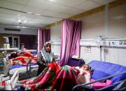 مصدومان زلزله در بیمارستان میانه