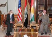 رایزنی سفیر آمریکا در عراق با مسعود بارزانی