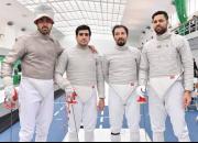شمشیربازی ایران تاریخ‌ساز شد/ برای اولین بار سهمیه تیمی المپیک گرفتیم