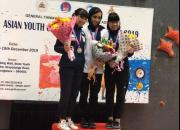 مدال طلای آسیایی دختر سنگنورد ایرانی