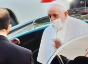 فیلم/ ورود پاپ فرانسیس به اربیل عراق