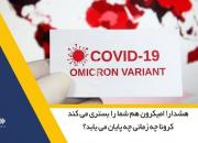 فیلم/ هشدار! امیکرون هم شما را بستری می کند