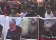 فیلم/ عزاداری به مناسبت شهادت سردار سلیمانی در کشمیر