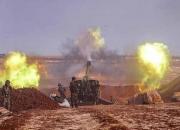 آتش سنگین ارتش سوریه علیه مواضع تروریستها در حومه لاذقیه و حلب