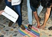 واکنش ها به بالا رفتن پرچم همجنس بازی در عراق +تصاویر