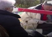 فیلم/ پیک‌نیک روزانه زوج سالمند در بحران کرونا
