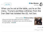 خروج بی معنی ترامپ از برجام آمریکا را منزوی کرد نه ایران را