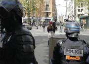 فیلم/برخورد پلیس فرانسه با تظاهرات حامیان فلسطین