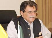 بالگرد نخست وزیر کشمیر آزاد پاکستان هدف قرار گرفت