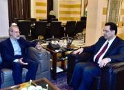 دیدار لاریجانی با نخست‌وزیر لبنان