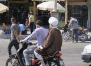 موتورسواری یک امام جمعه+ عکس