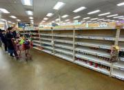 عکس/ محدودیت خرید در سوپرمارکت های آمریکا