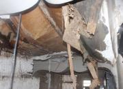 فیلم/ خانه‌ای که در اثر بارش‌های امروز سقفش ریزش کرد