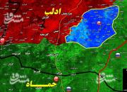 مذاکرات روسیه و ترکیه عامل اصلی توقف پیشروی ارتش سوریه در جنوب شرق ادلب/ جزئیات حملات سنگین گروه‌های تروریستی در حومه شهرک‌های «جرجناز و التح» + نقشه میدانی و عکس
