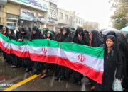راهپیمایی مردم زنجان در محکومیت اقدامات اشرار