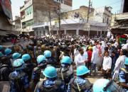 پلیس هند تظاهرات مسلمانان این کشور را سرکوب کرد