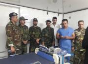 برپایی بیمارستان صحرانی ارتش در مرز چزابه