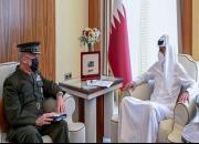 فرمانده نیروهای مرکزی ارتش آمریکا با امیر قطر گفت و گو کرد