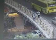 نجات یک دختر جوان از خودکشی از روی پل+ تصاویر