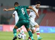 توقف ایران مقابل عراق در نیمه اول
