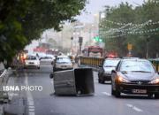  طوفان تهران 70 کیلومتر سرعت داشت