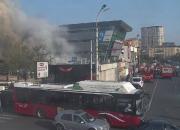 فیلم/ آتش‌سوزی در مرکز تجاری "باکو"