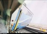 خروج قطار اهواز - اندیمشک از ریل +عکس