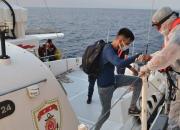 نجات جان ۱۳۴ پناهجو در دریای اژه توسط گارد ساحلی ترکیه