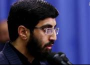 رجزخوانی نریمانی در مراسم تشییع شهدای مقاومت در مشهد