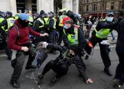 سرکوب بیشتر معترضان در انگلیس