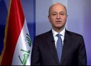 برهم صالح: طی ۱۵ روز آینده گزینه جدید نخست وزیری را معرفی می‌کنم